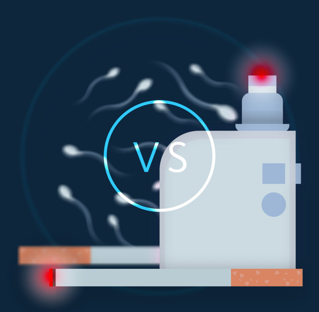Are E-Cigarettes Less Harmful Than Traditional Cigarettes for Male Fertility in the Context of IVF?